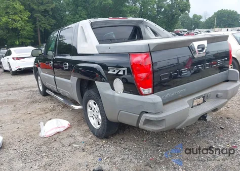 2002 Chevrolet Avalanche 1500 из США, поврежденный, VIN 3GNEK13T82G251074